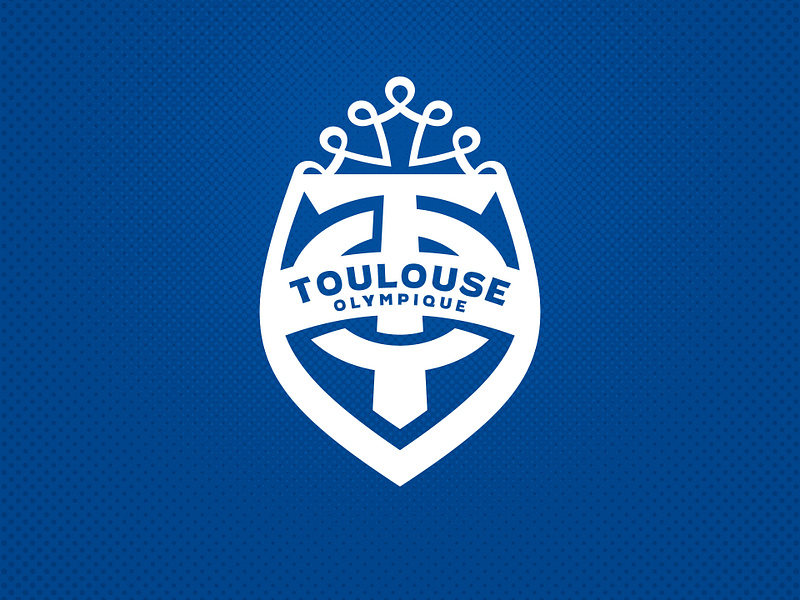 Toulouse Olympique branding league logo olympique rugby sports toulouse