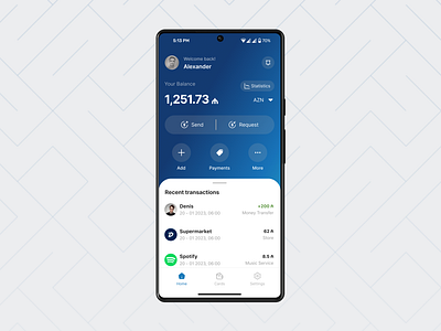 Mobile Banking App banking mobile ui user interface