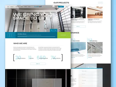 Website development for Scandicwall design graphic design landing page logo ui ux web design website website design
