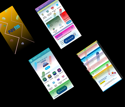 Paytm App Redesign 3d branding graphic design logo motion graphics paytm redesign ui uiux