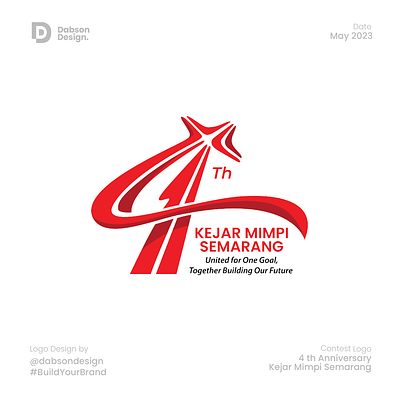 4 th Anniv Kejar Mimpi Semarang (Official) brand branding design graphic design illustration logo logo design logos vector