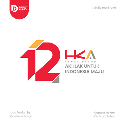 2ND - 12 th HKA ASPAL BETON (official) brand branding design graphic design illustration logo logos vector