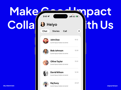 Heiyo Chat App Concept branding chat chat app chatting chatting app design graphic design mobile app design mobile ui ui uiux user interface