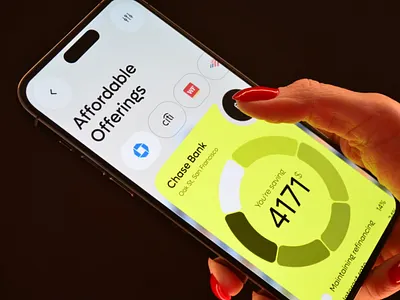 RefiMate - Mortgage Refinancing Finance App apartment app automation b2b crm design finance financial housing landlord lease mobile property rental saas service software tenant ui ux