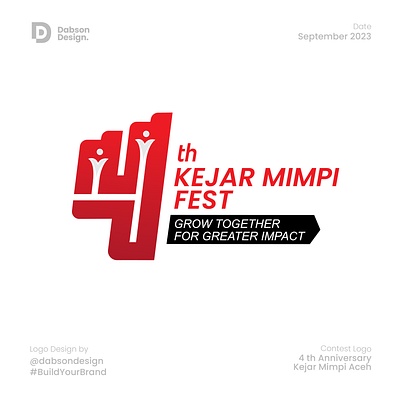 4 th Kejar Mimpi Fest (Unofficial) brand branding design graphic design illustration logo logos vector