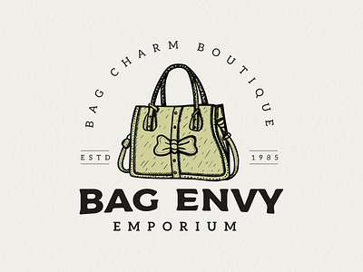 Bag Envy Logo Design 2d design bag bag logo branding design graphic design hand bag hand bag logo illustration ladies bag ladies bag logo logo vector