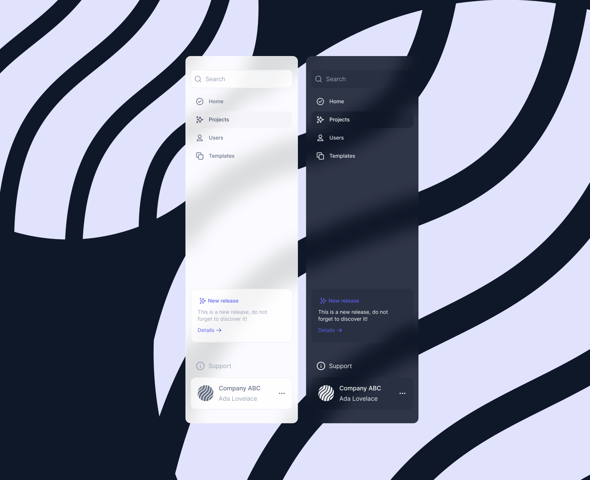 Blurry navbar components blurry menu menucomponent navbar