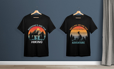 Hiking T-shirt Design / Adventure T-shirt adventure t shirt custom t shirt graphic t shirt hiking t shirt t shirt design vintage t shirt