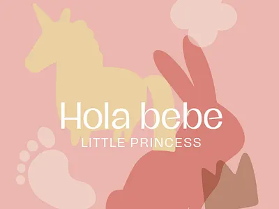 Hola bebe branding concept animals baby baby brand branding visual identity