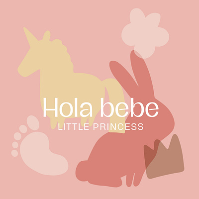 Hola bebe branding concept animals baby baby brand branding visual identity