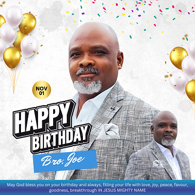 Happy Birthday Flyer branding graphic design logo