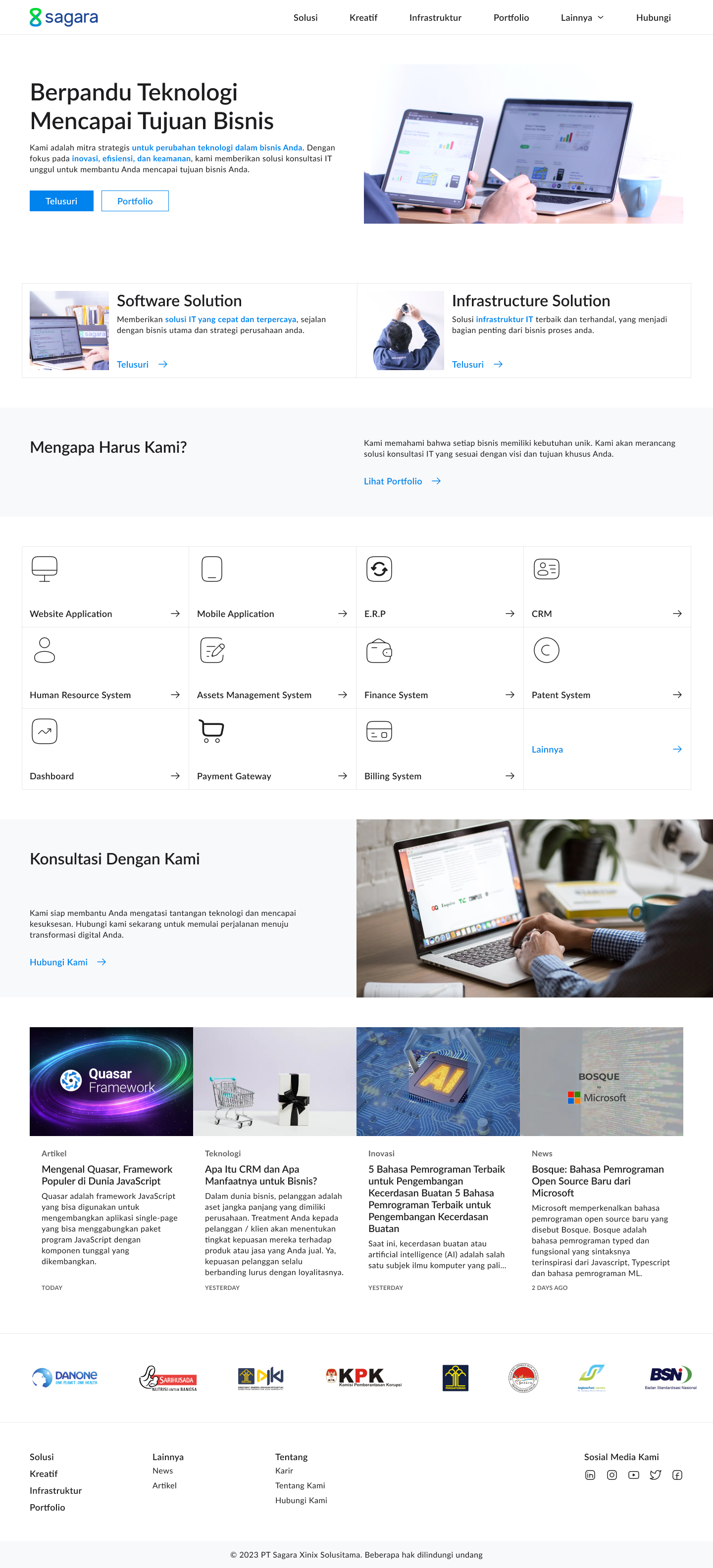 Website IT Company company dekstop it technology ui website