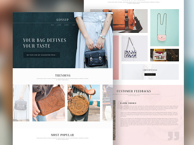 Ladies Bag E commerce Template