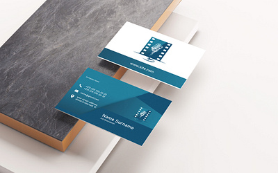 Business card | Music & Cinema branding business card cinema graphic design illustration logo music typography vector