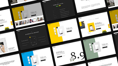 Remeha website concept concept design illustration mockup typography ui ux webdesign