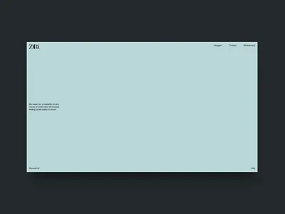 Zara website concept branding concept design menu motion navigation typography ui ux webdesign webshop