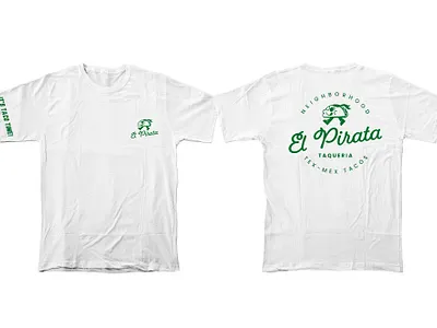 El Pirata Branding, T-shirt el pirata branding finchbox studio tshirt