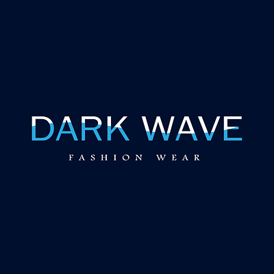 DARK WAVE animation branding graphic design logo