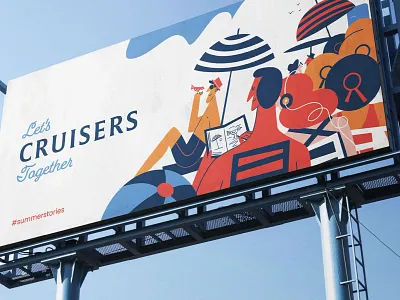 Cruisers Illustration beach cruisers illustration finchbox studio illustration
