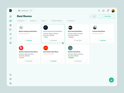 Dashboard Cards - B2B SaaS b2b b2b saas design saas ui ux web app