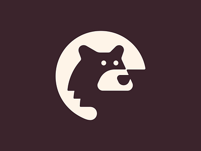Bear mark bear branding circle design geometry graphic design icon illustration logo mark minimalism