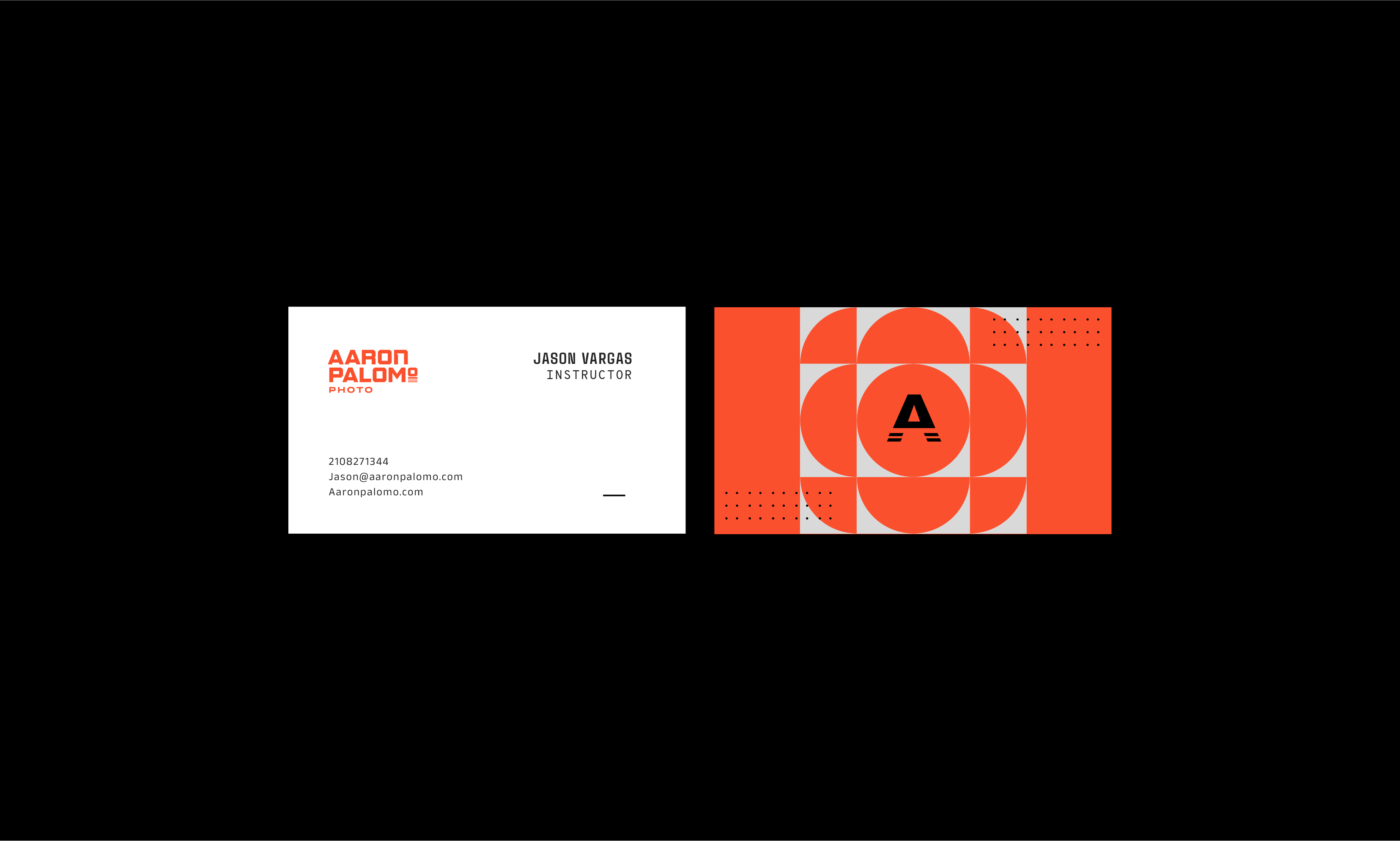 Example of AP Logo Business Card Designs
