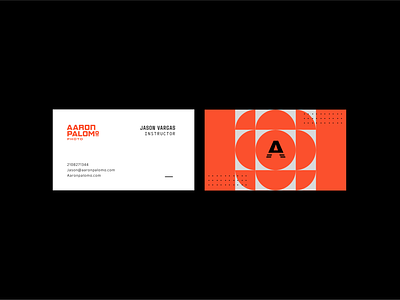 AP Logo Business Card Designs a black branding business card design fitness geometric graphic design logo mark pattern photography red vector