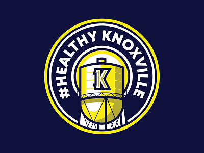 #Healthy Knoxville Badge healthy healthy eating iowa logo knoxville lifestyle logo logo badge school logo town logo water tower