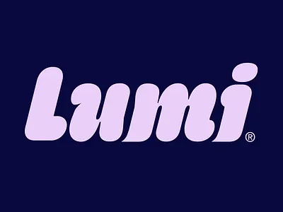 Lumi Ice Cream Logo branding bubbly dallas design freelancer graphic design ice cream icon logo logotype pink vector wordmark