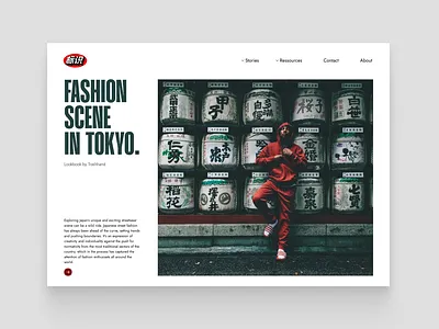 Japanese Fashion Magazine ecommerce fashion japan magazine typography ui web design