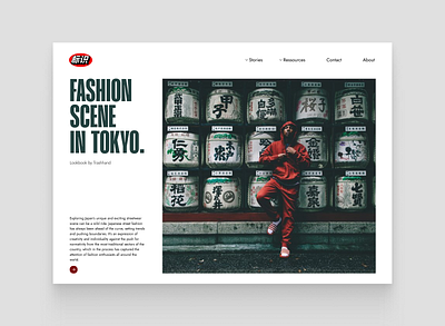 Japanese Fashion Magazine ecommerce fashion japan magazine typography ui web design