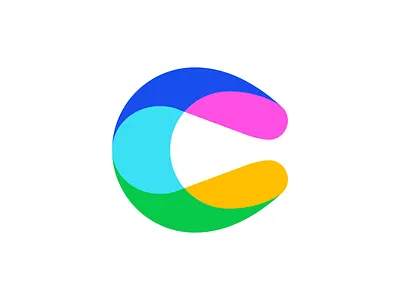 C mark branding c circle colors design geometry graphic design icon illustration logo mark minimalism overlay simple ui