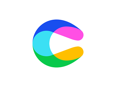 C mark branding c circle colors design geometry graphic design icon illustration logo mark minimalism overlay simple ui