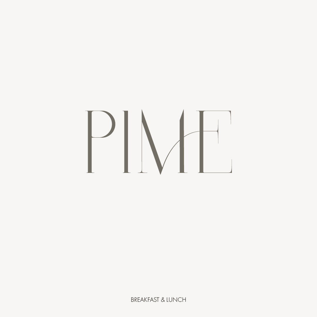 Logo Design | Cafe PIME adobe illustrator adobe photoshop brand designer branding business card conversion design figma graphic design graphic designer logo logo creator logo design logo designer menu ddesign minimalist vector