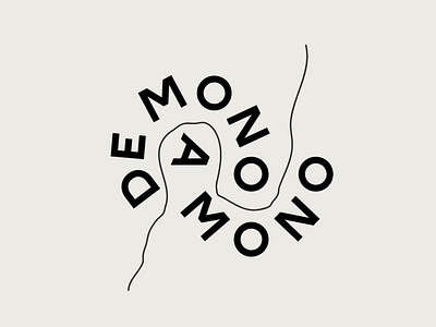 Demonoamono logotype brand identity dynamic logo logo logotype