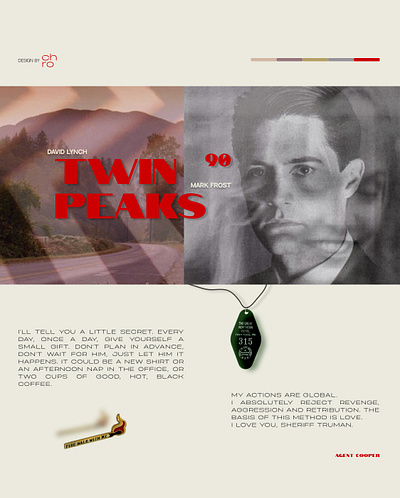 Poster 12 Twin Peaks design figma graphic design plakat poster twin peaks