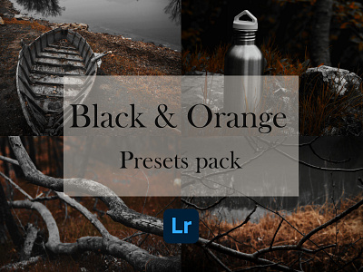 Presets Black & Orange art black cinematic dark digital art editing filter graphic design lightroom mobile orange photo photography preset presets lightroom