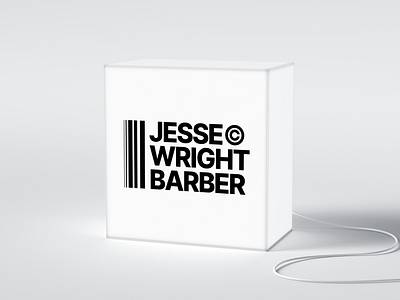 Jesse Wright Barber Logo Design advertising artwork brand brand guidelines brand identity brand logo branding creative design designer graphic graphic design logo logo design logo designer logo designs logo mark logo type logos visual identity