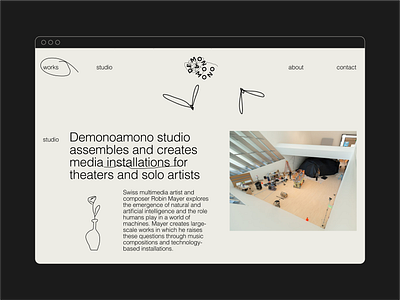 Demonoamono website branding ui web web design website