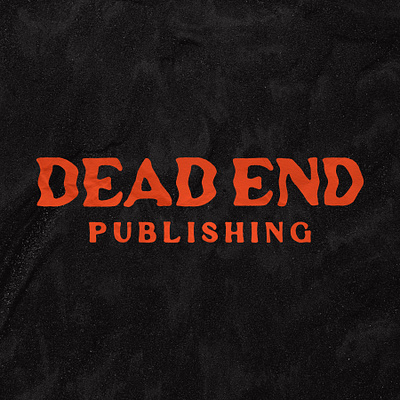 Dead End Publishing (Halloween Design #5) black book brand brand design brand identity branding challenge dead halloween icon illustrator logo logo design october orange paper photoshop publishing stories vector