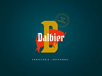 Dalbier | Logo beer beer brand beer logo brazil brewery brewmaster bull bullfight craft beer d letter d madrid spain