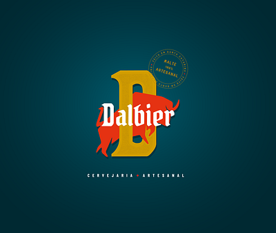Dalbier | Logo beer beer brand beer logo brazil brewery brewmaster bull bullfight craft beer d letter d madrid spain
