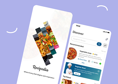 Recipe Sharing App Design food food app recipe recipe sharing app recipe ui ui ui design uiux user experience user interface