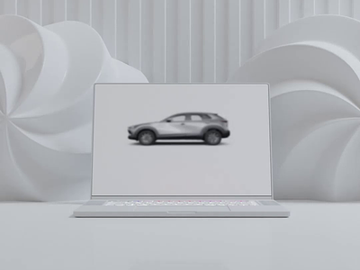 Madza Car Configurator 3d animation car figma productdesign telsa ui uiux webdesign