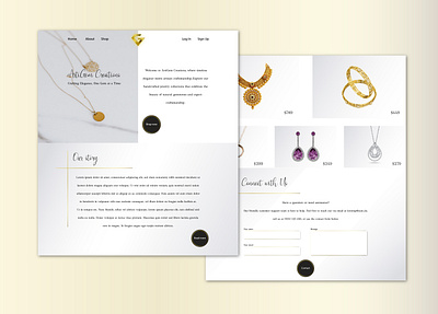 Jewelry store dailyui dailyui 012 design graphic design jewelry store ui web design web development