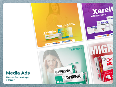 Bayer | Media Ads | Pharmacy aspirina bayer facebook farmacia health instagram medicine méxico pharmacy post salud social