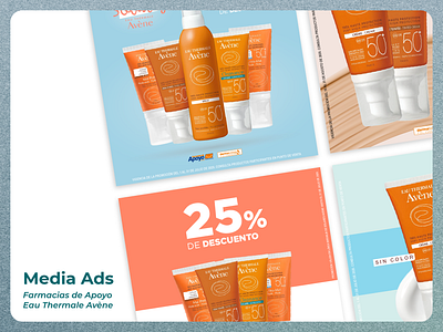 Avène | Media Ads | Pharmacy avene derma dermatology dermatología farmacia health media ads pharmacy post salud social media solares sun screen