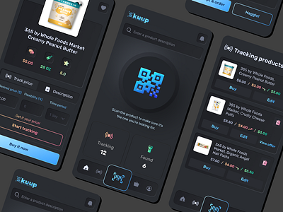 Scuup mobile app design ui ux visual visual design