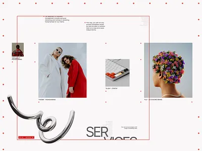 Project screen for marketing agency site`s branding design e commerce graphic design landing page site ui web design web designer website