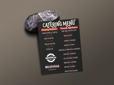 Food Menu adobe illustrator branding catering menu flyer food menu graphic design minimalist print